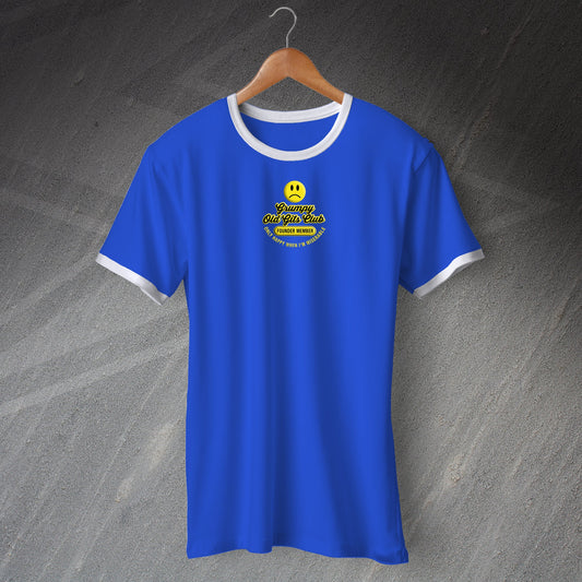 Grumpy Old Gits Club Founder Member Embroidered Ringer Shirt