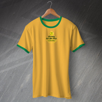 Grumpy Old Gits Club Founder Member Embroidered Ringer Shirt