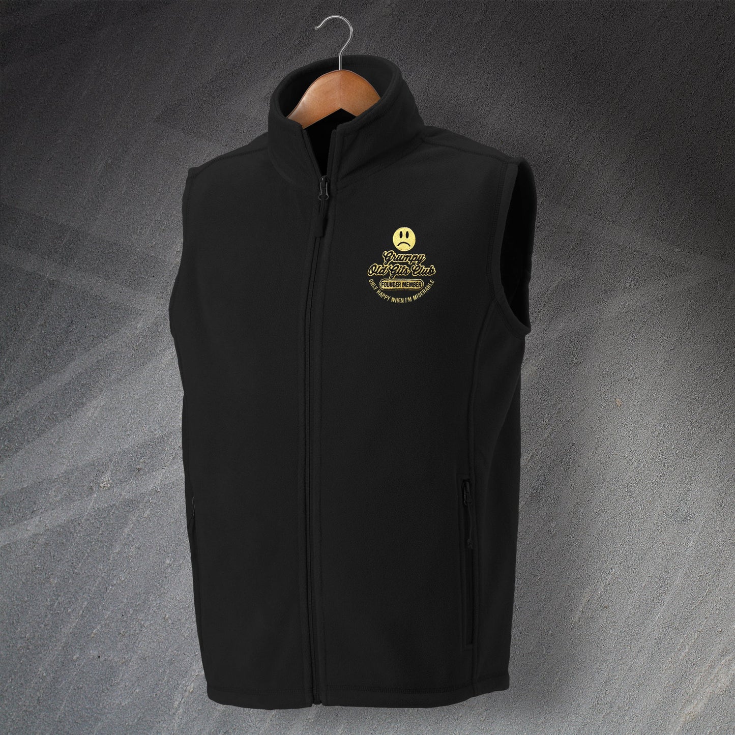 Grumpy Old Git Fleece Gilet
