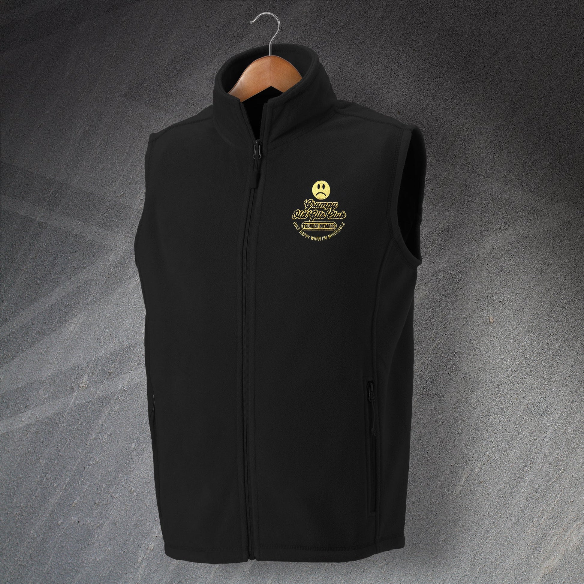 Grumpy Old Git Fleece Gilet