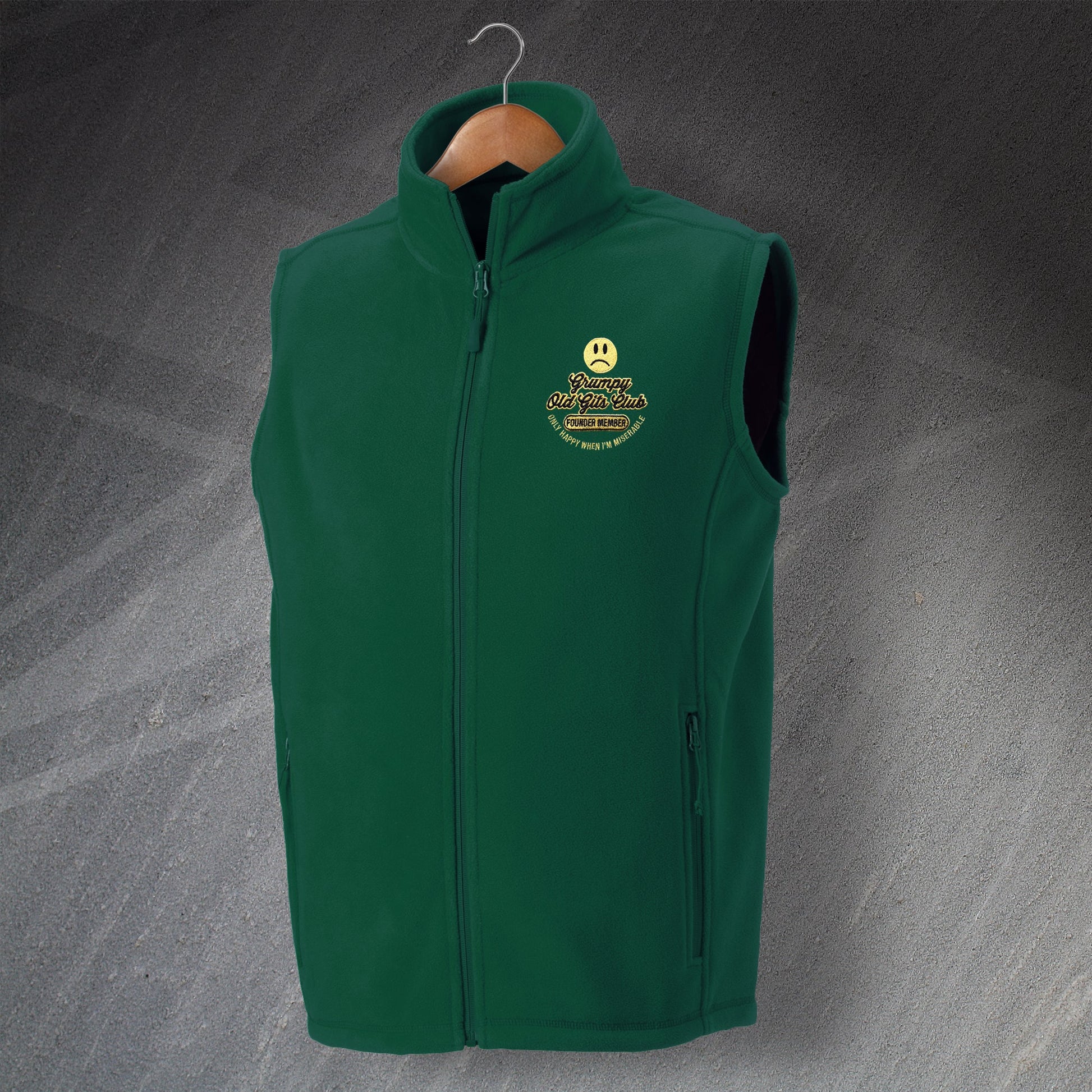 Grumpy Old Git Fleece Gilet