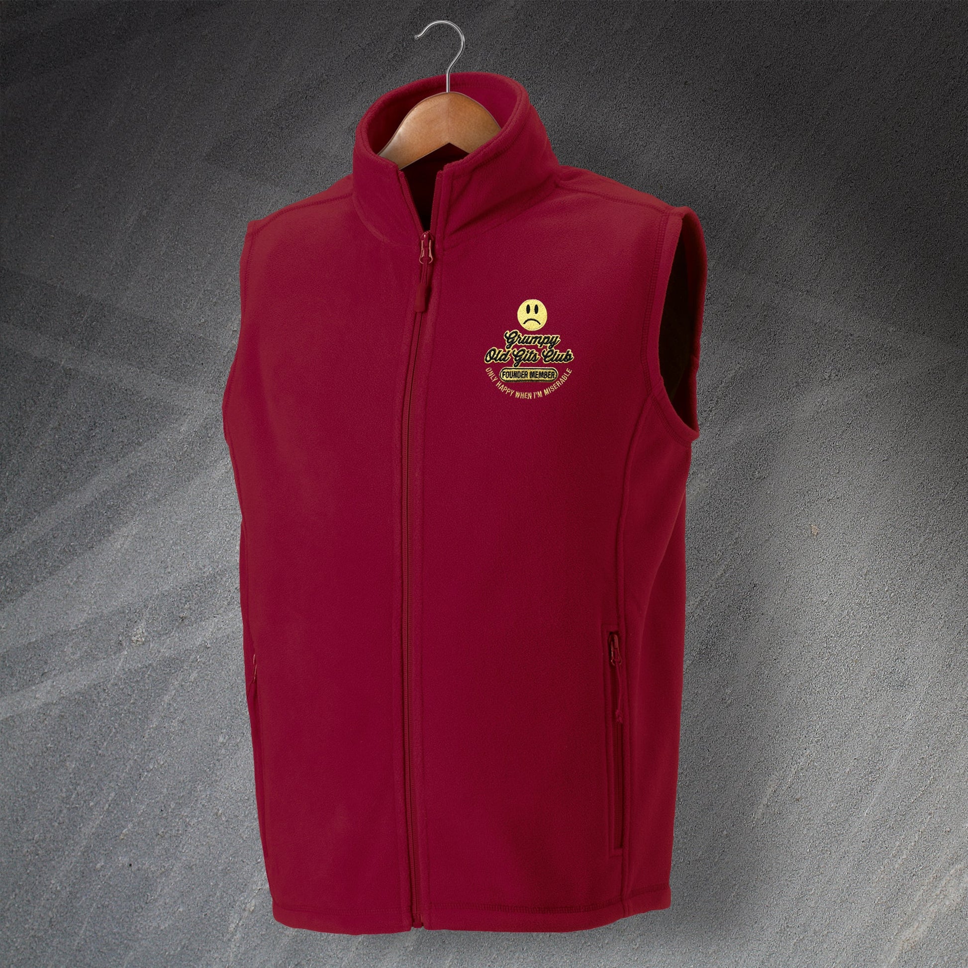 Grumpy Old Git Fleece Gilet
