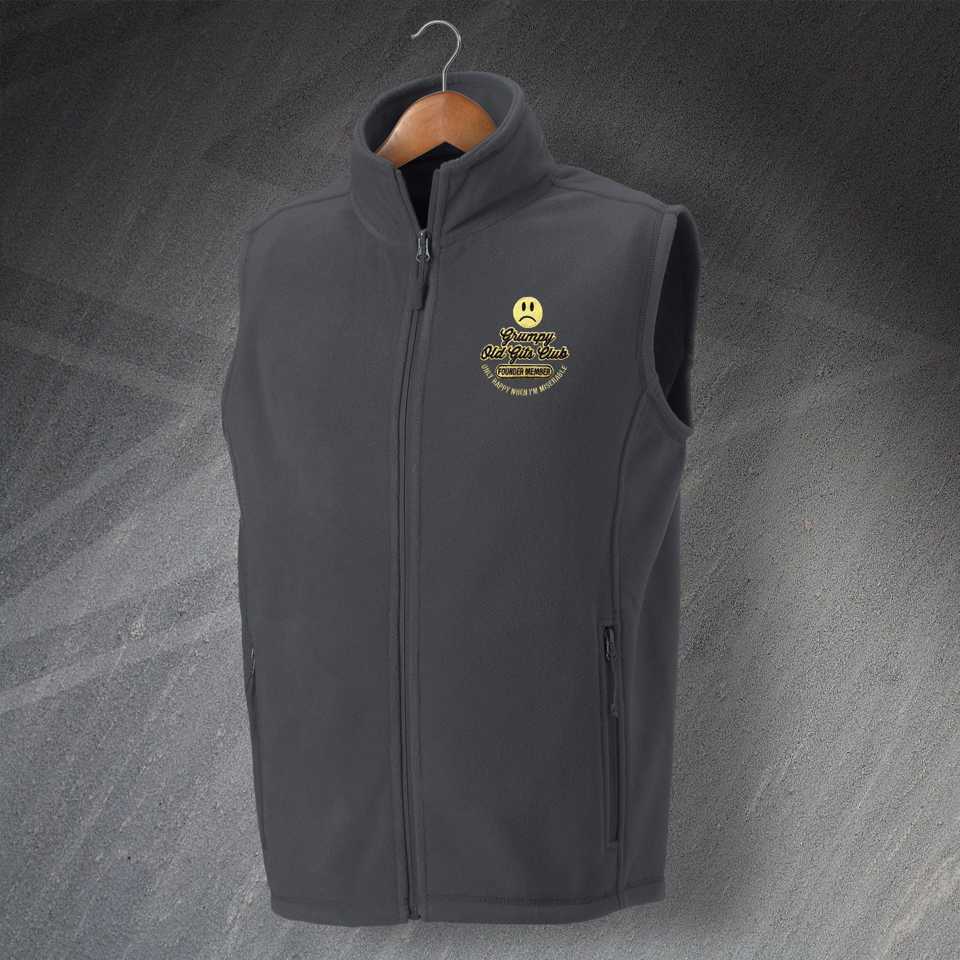 Grumpy Old Git Fleece Gilet