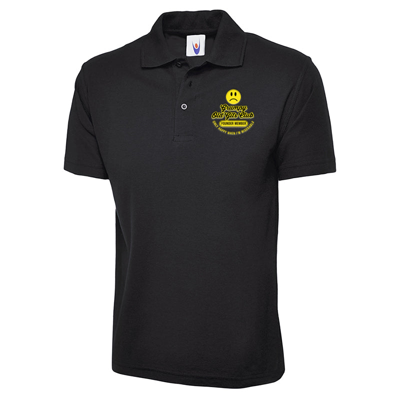 Grumpy Old Gits Club Founder Member Polo Shirt