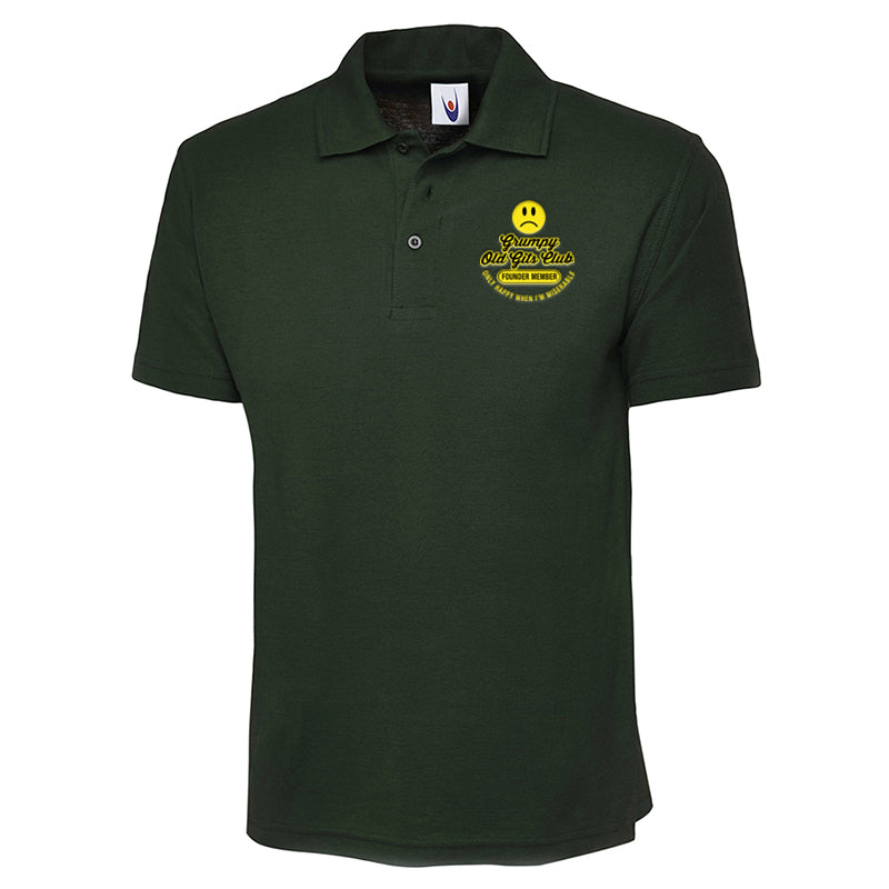 Grumpy Old Gits Club Founder Member Polo Shirt