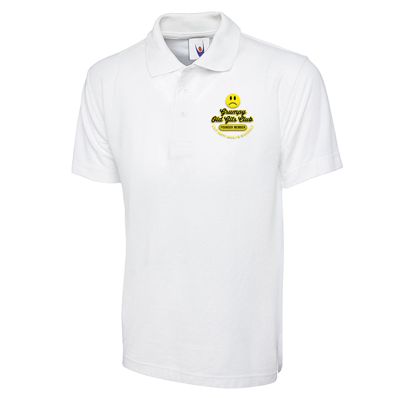 Grumpy Old Gits Club Founder Member Polo Shirt