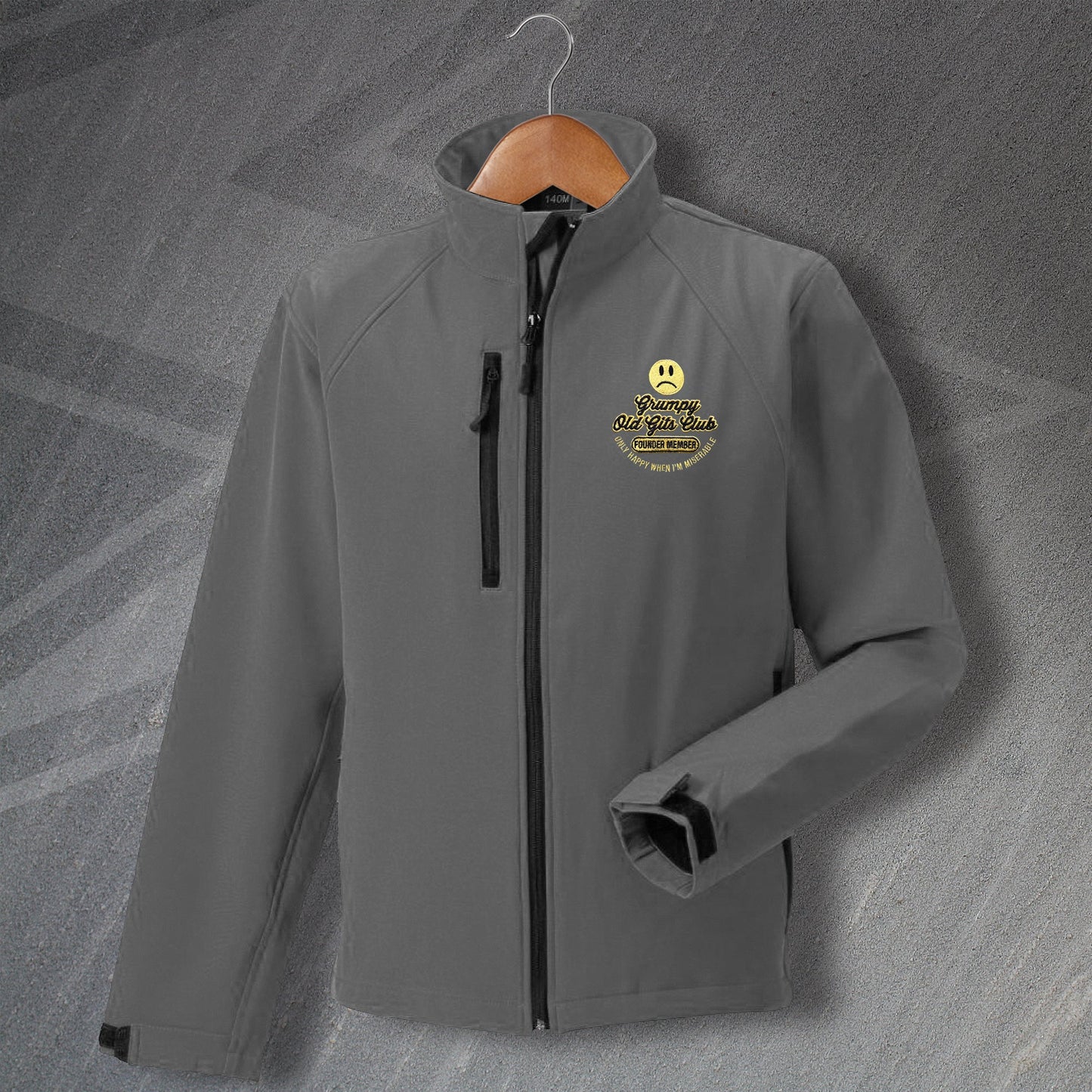 Grumpy Old Git Softshell Jacket