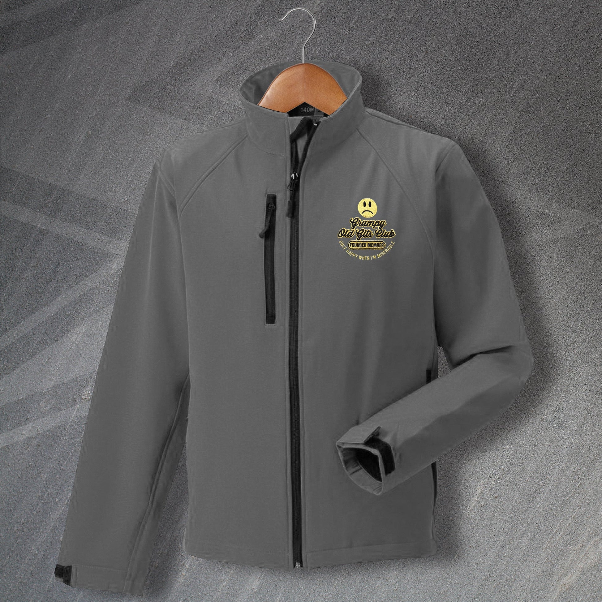 Grumpy Old Git Softshell Jacket