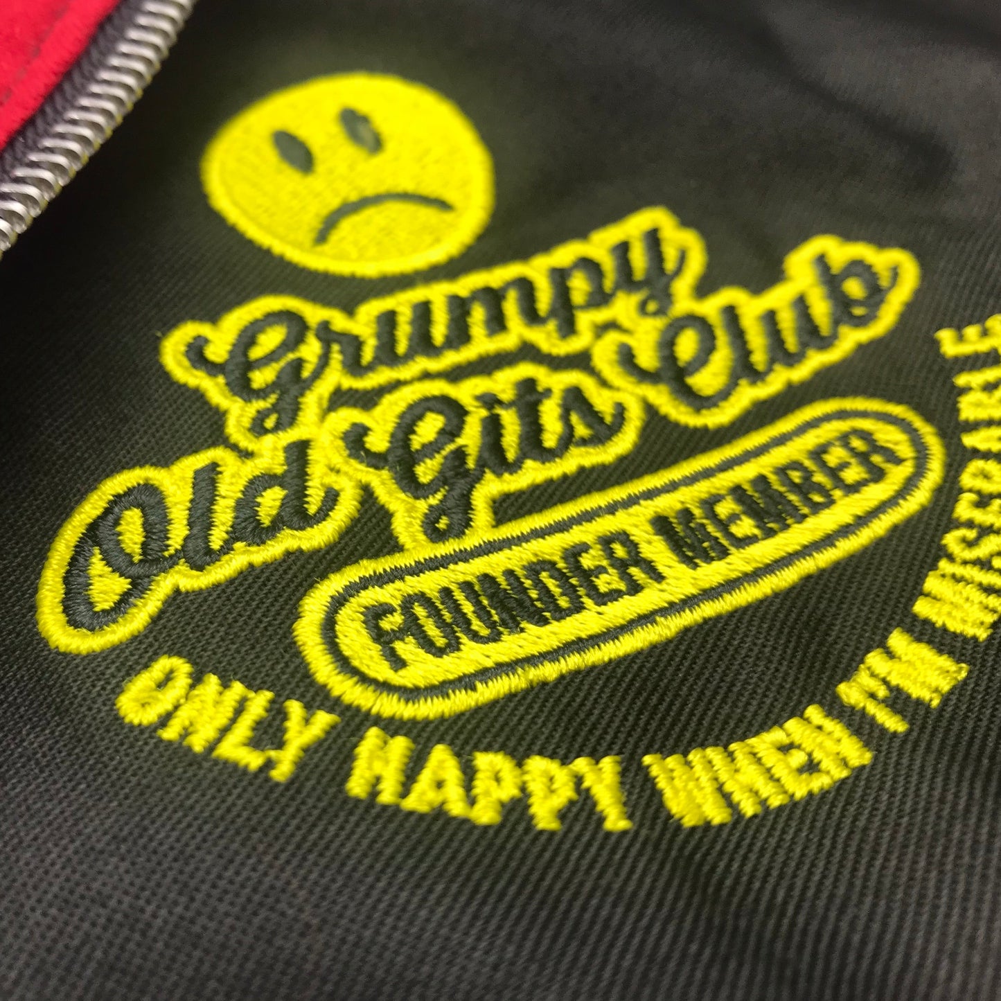 Grumpy Old Gits Club Harrington Jacket