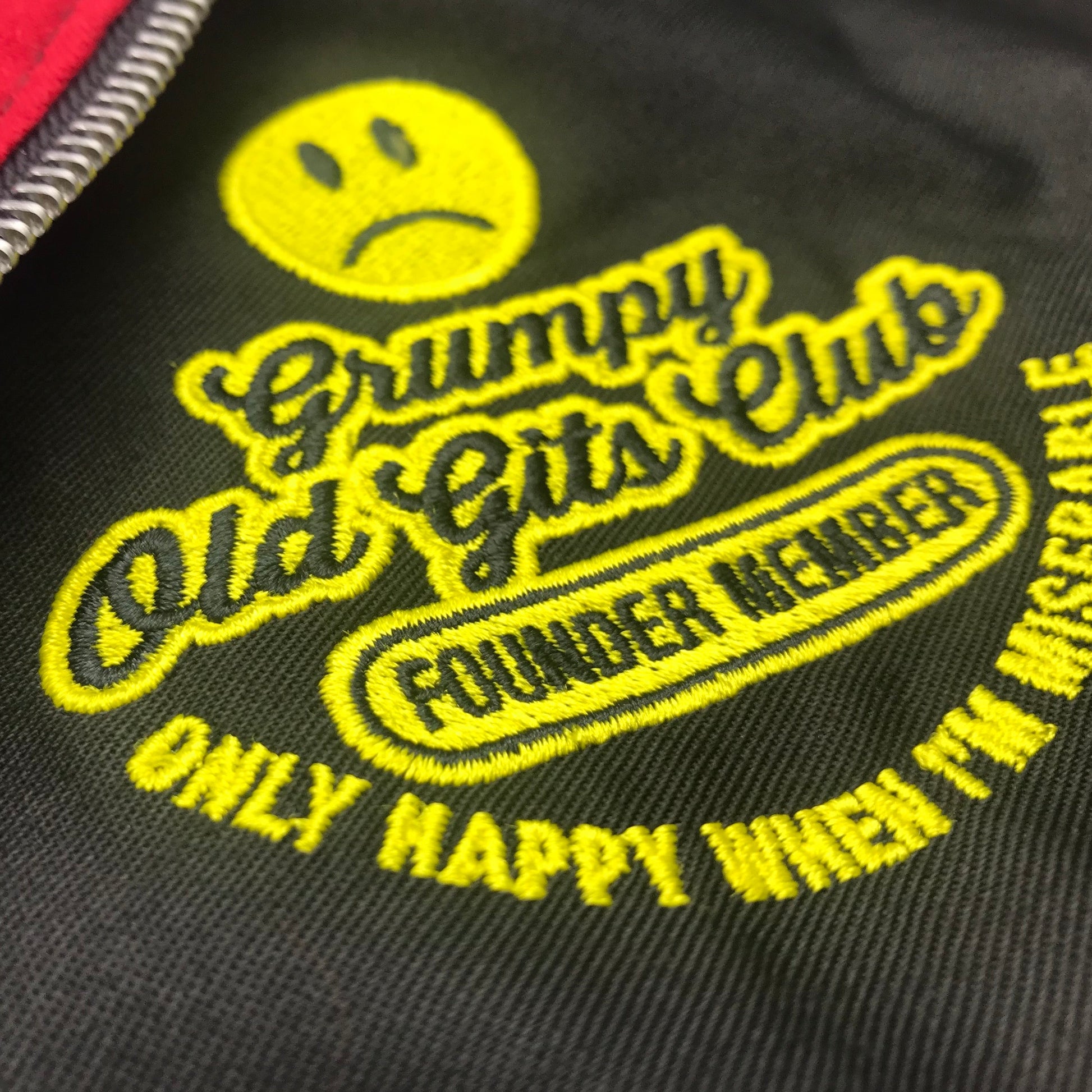 Grumpy Old Gits Club Harrington Jacket