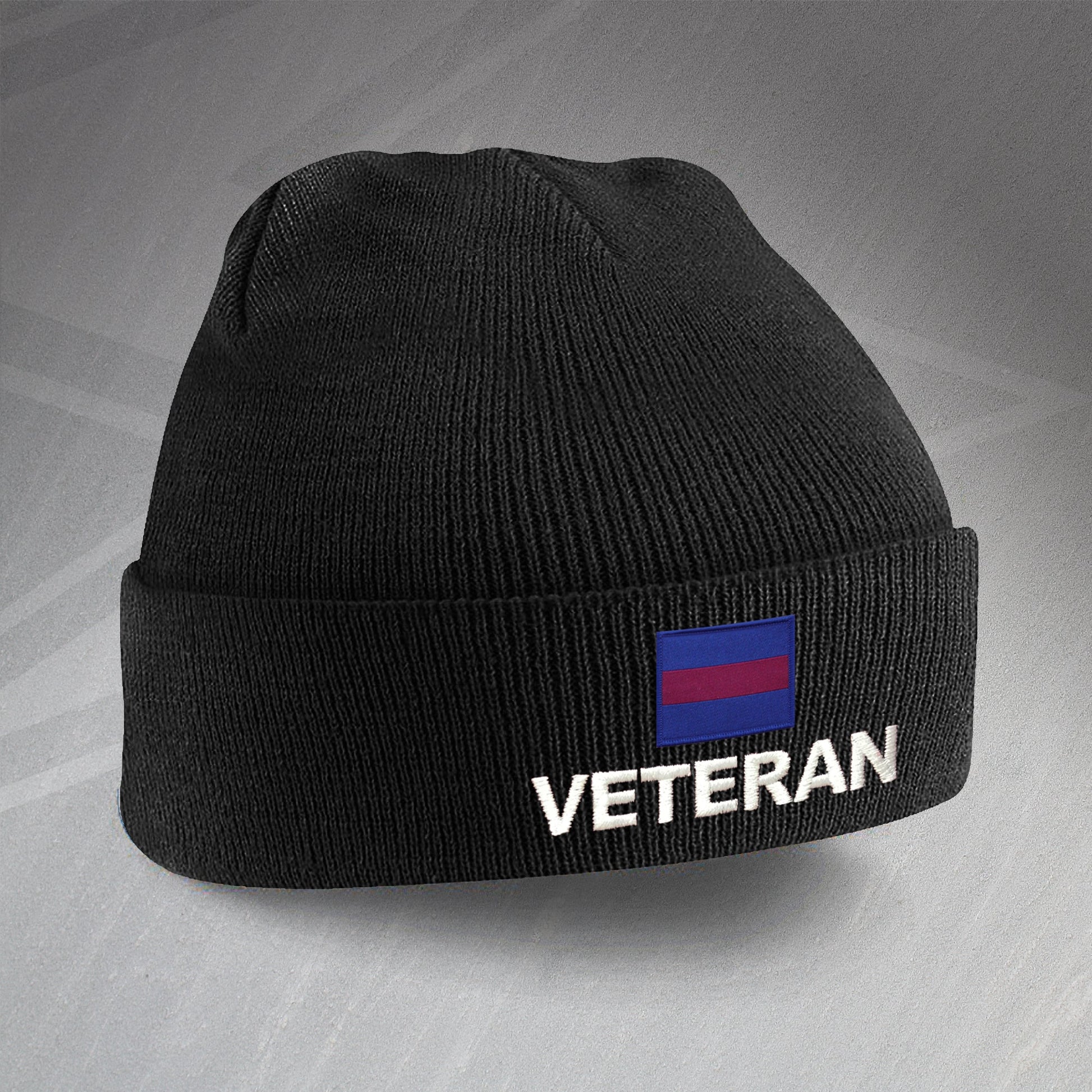 Guards Division Veteran Embroidered Beanie Hat
