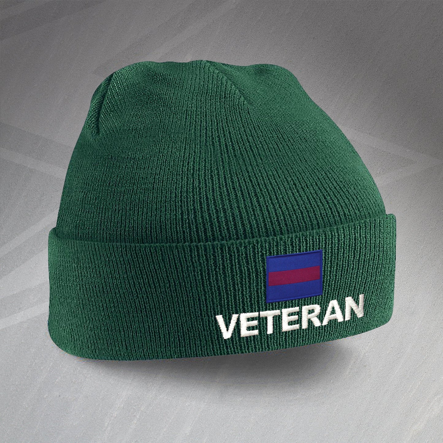 Guards Division Veteran Embroidered Beanie Hat