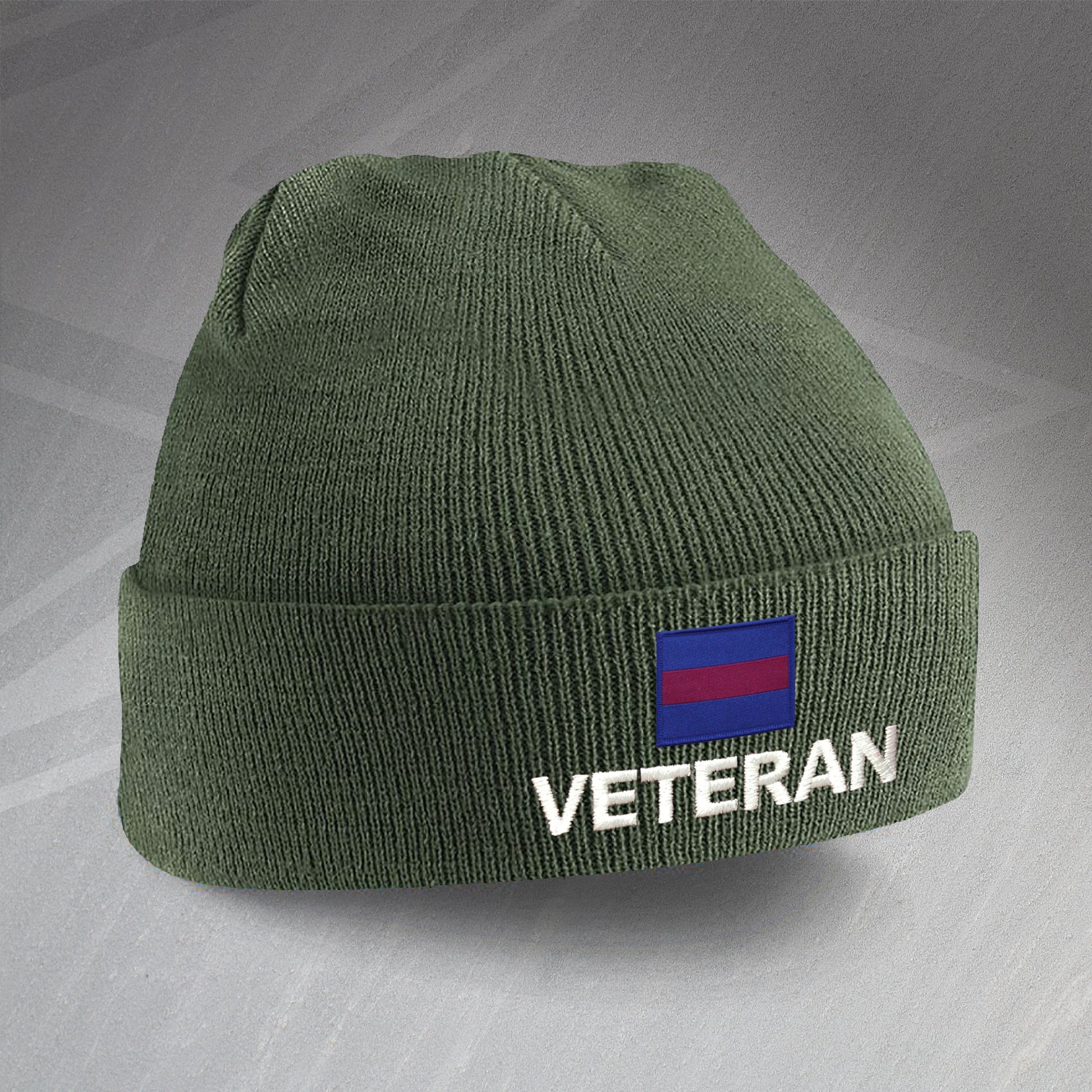 Guards Division Veteran Embroidered Beanie Hat