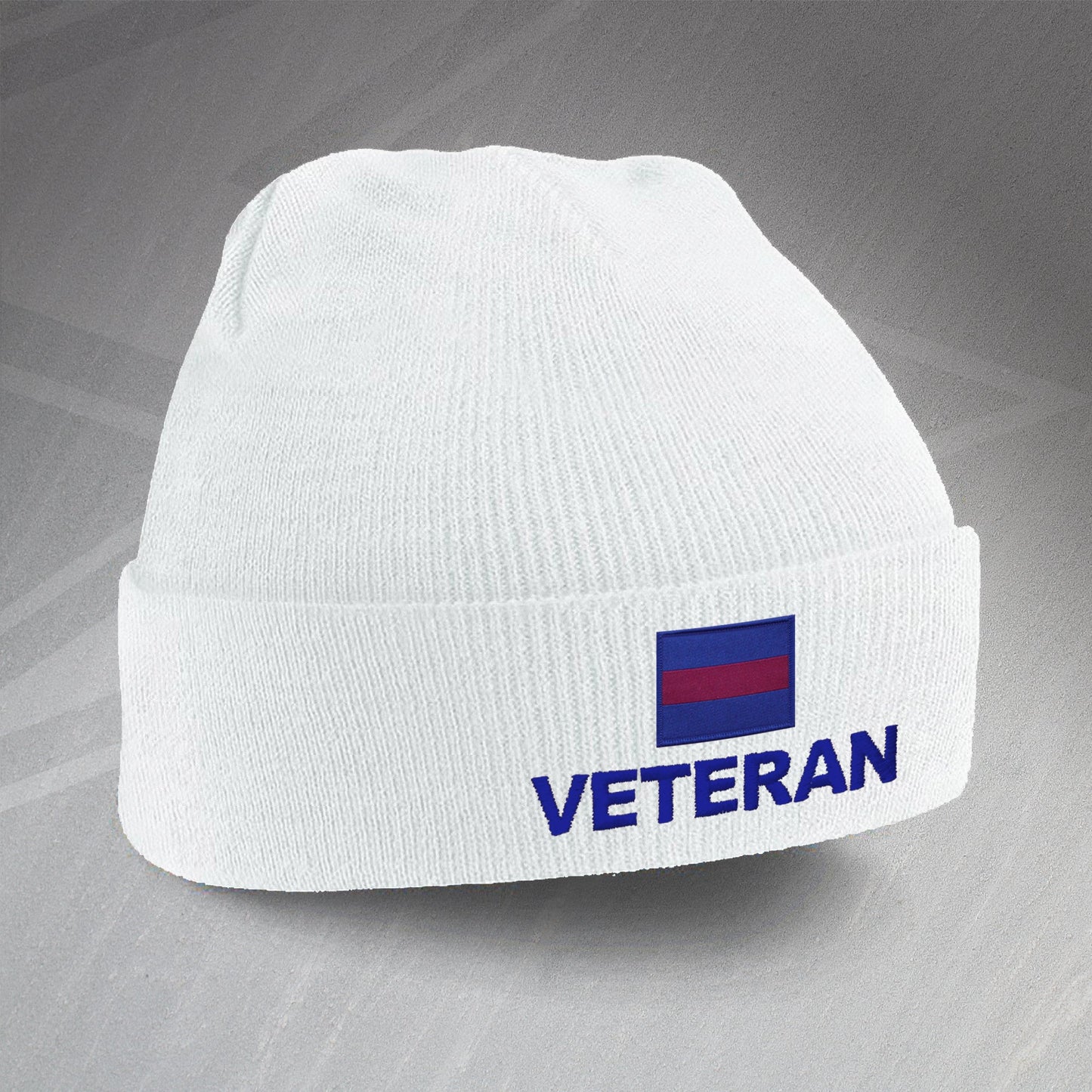Guards Division Veteran Embroidered Beanie Hat