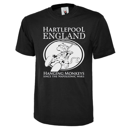 Hartlepool England Hanging Monkeys Since The Napoleonic Wars T-Shirt
