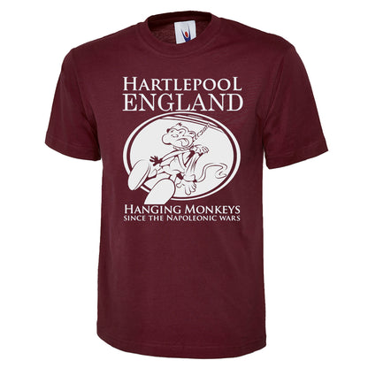 Hartlepool England Hanging Monkeys Since The Napoleonic Wars Classic T-Shirt