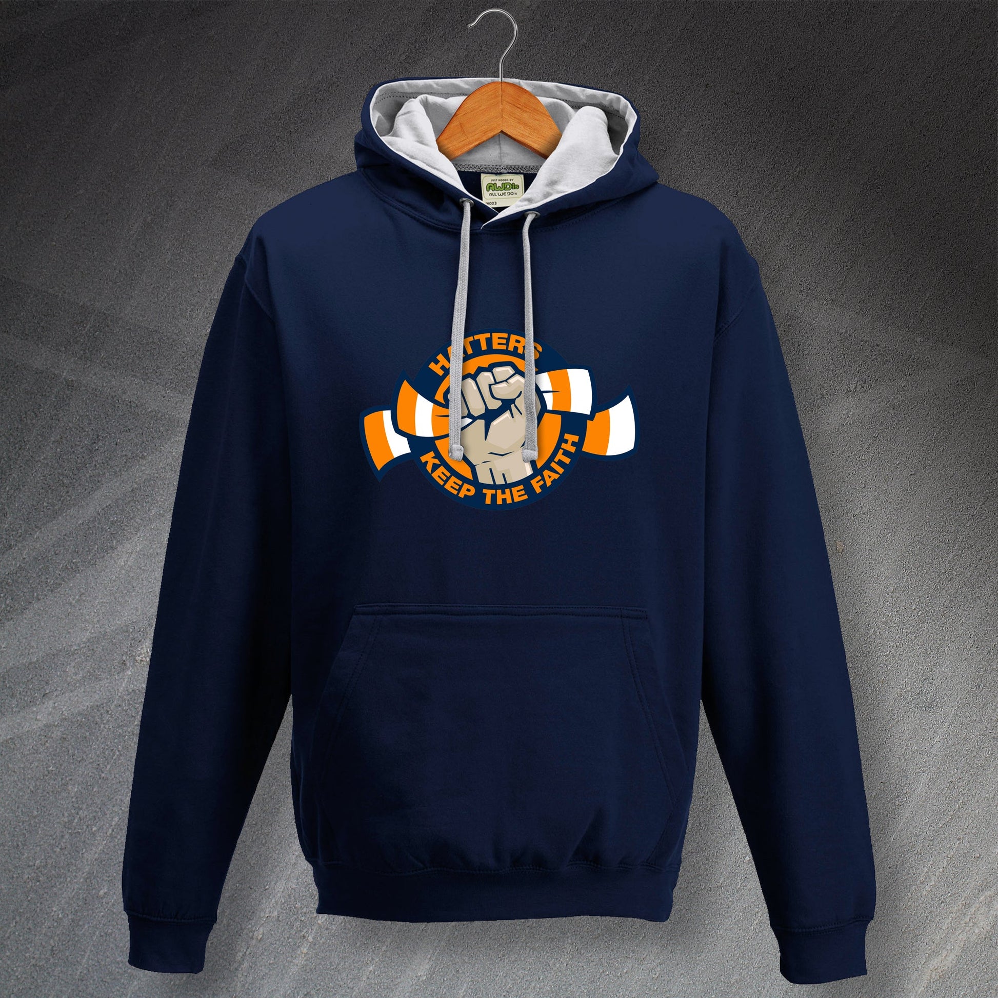Hatters Keep The Faith Contrast Hoodie