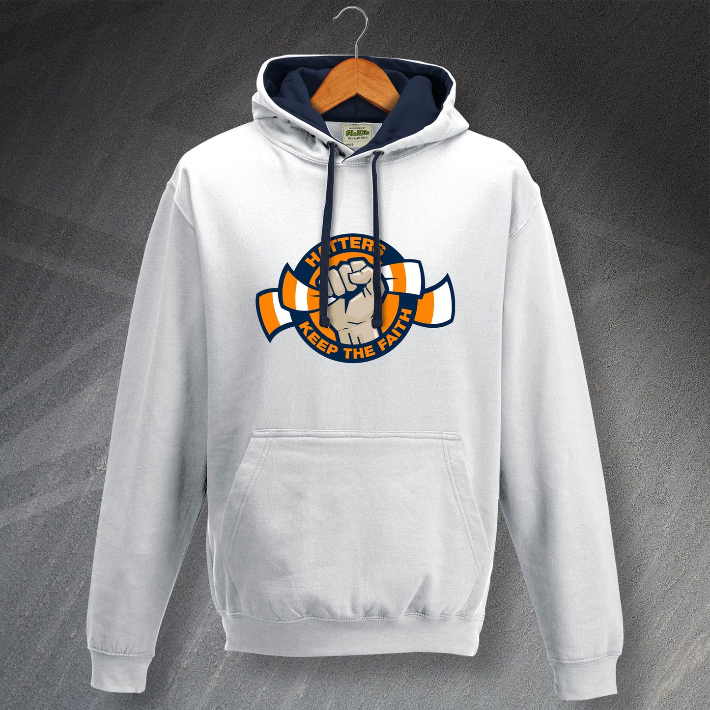 Hatters Keep The Faith Contrast Hoodie