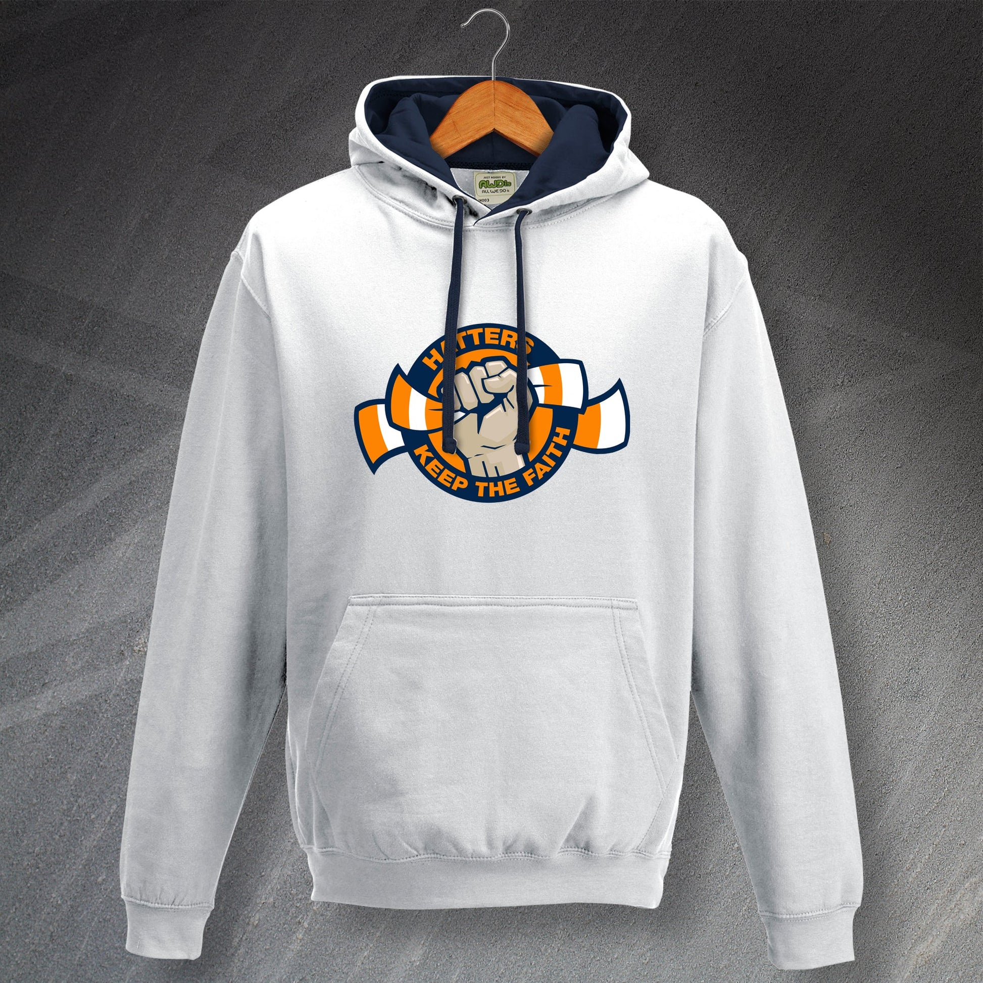 Hatters Keep The Faith Contrast Hoodie