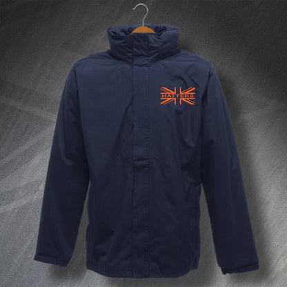 Luton Football Flag Waterproof Jacket