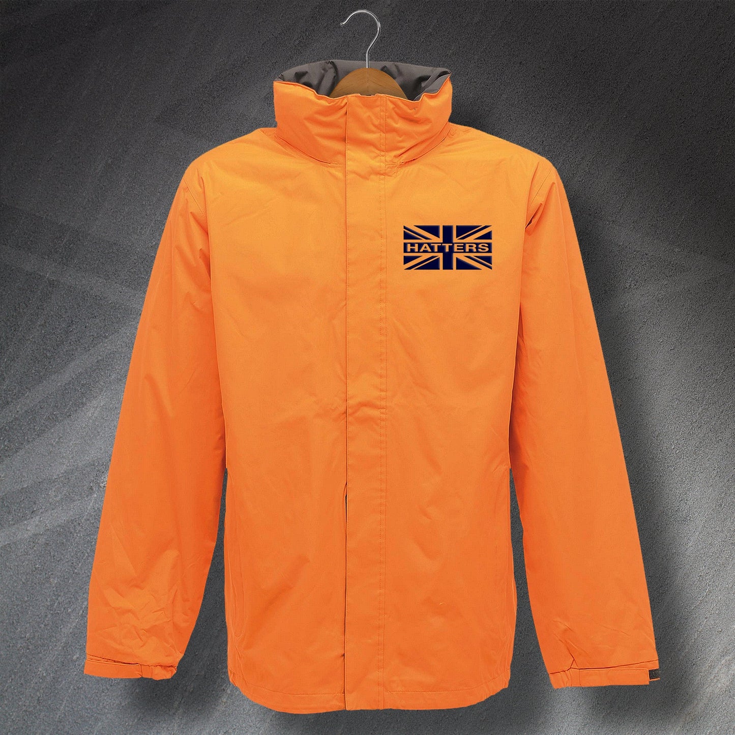 Luton Football Flag Waterproof Jacket