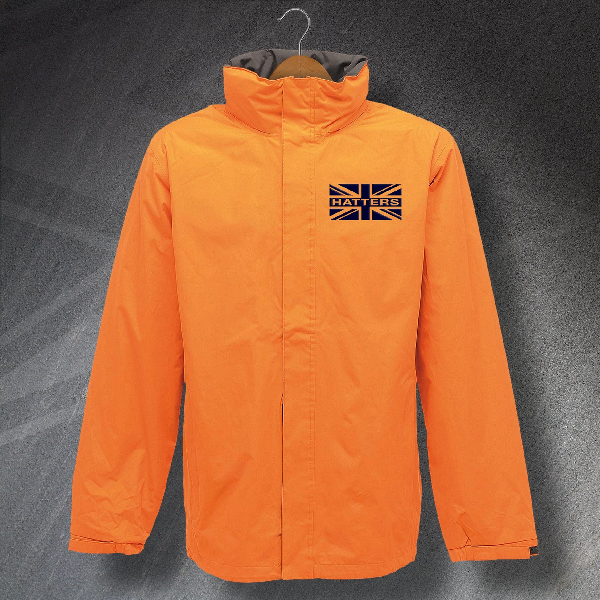 Luton Football Flag Waterproof Jacket