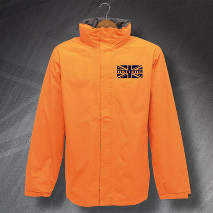 Luton Football Flag Waterproof Jacket