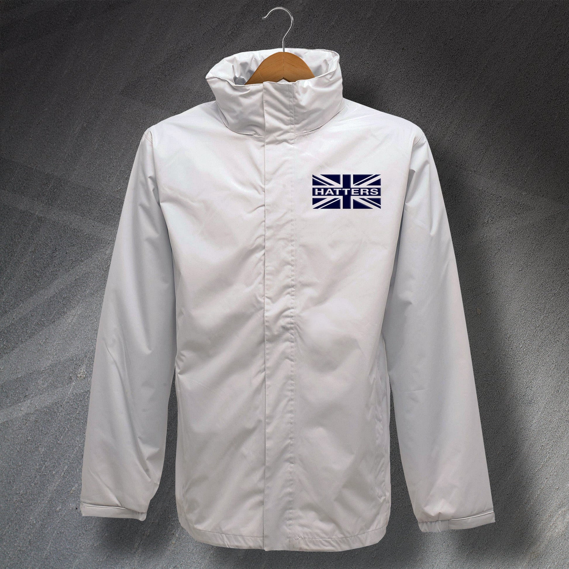 Luton Football Flag Waterproof Jacket