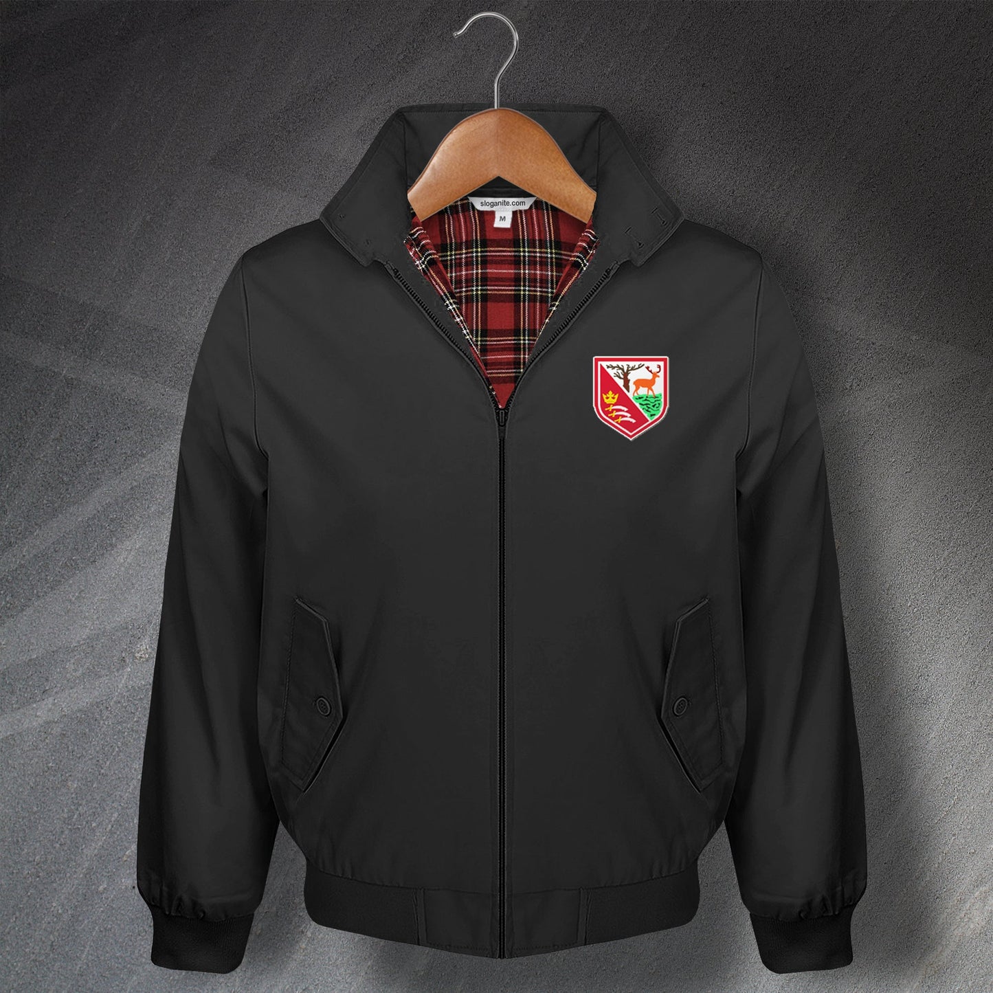 Retro Hayes Football Harrington Jacket