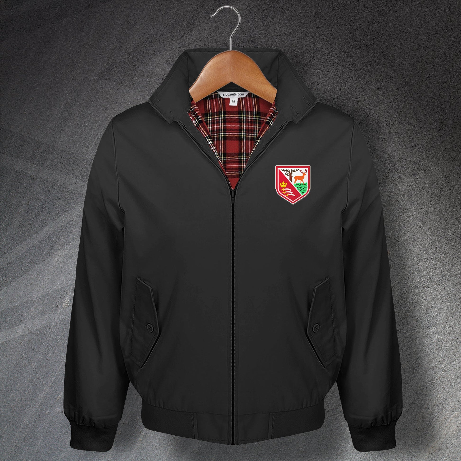 Retro Hayes Football Harrington Jacket