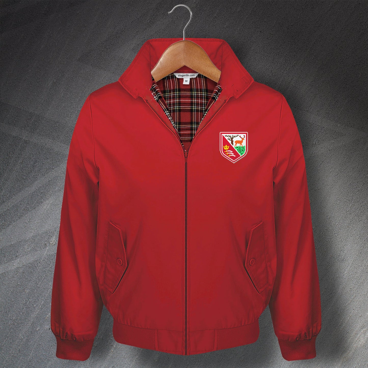 Retro Hayes Football Harrington Jacket