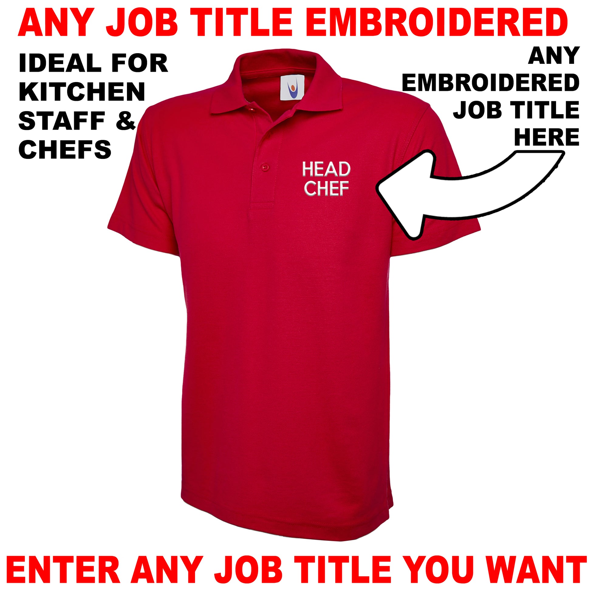 Custom Kitchen Staff Polo Shirt