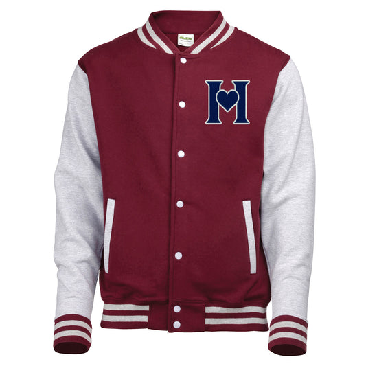 Hearts Baseball Jacket