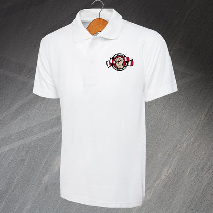 Jam Tarts Keep The Faith Embroidered Polo Shirt