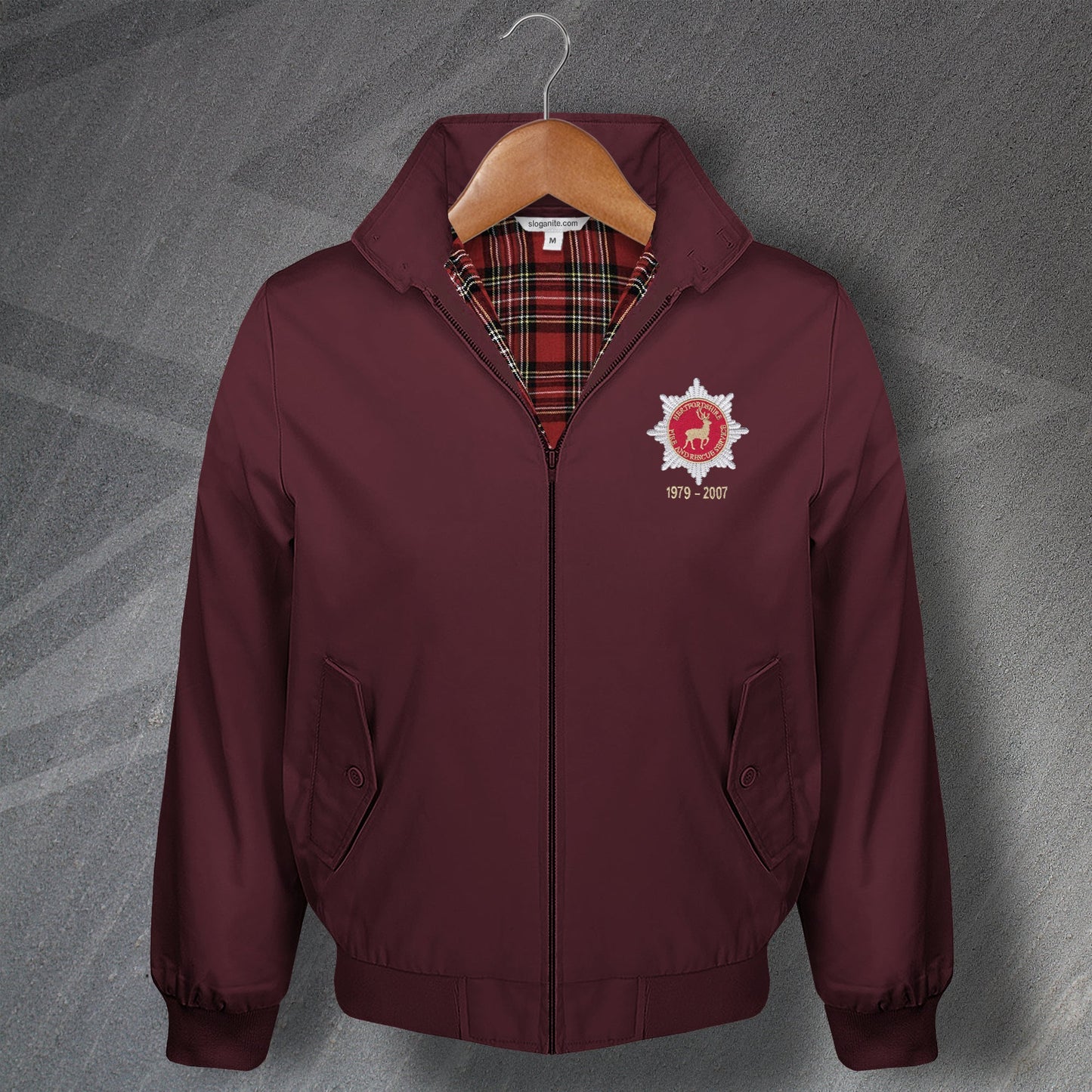 Hertfordshire Fire and Rescue Service Personalised Harrington Jacket