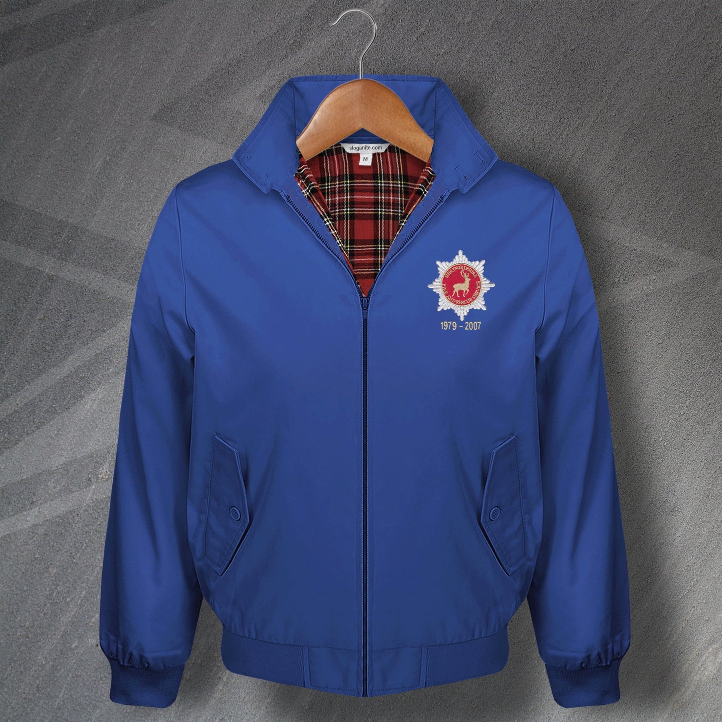 Hertfordshire Fire and Rescue Service Personalised Harrington Jacket