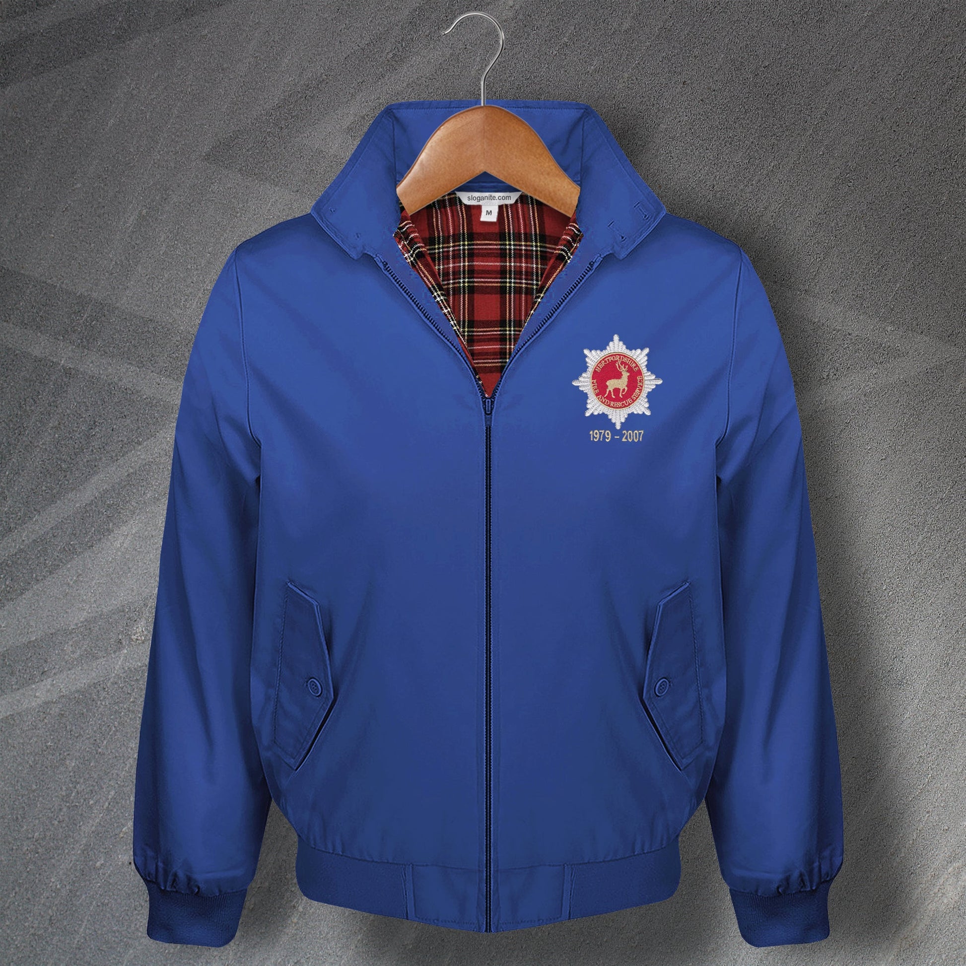 Hertfordshire Fire and Rescue Service Personalised Harrington Jacket