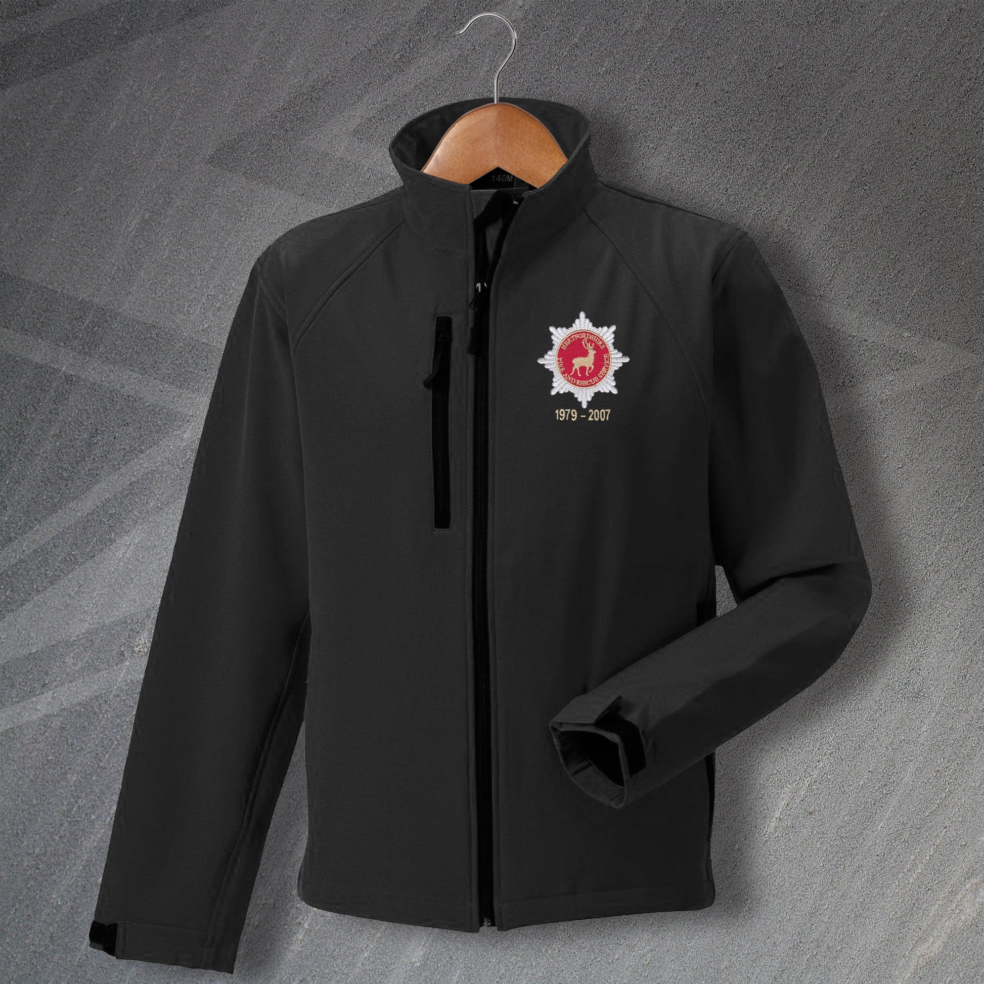 Hertfordshire Fire and Rescue Service Personalised Softshell Jacket