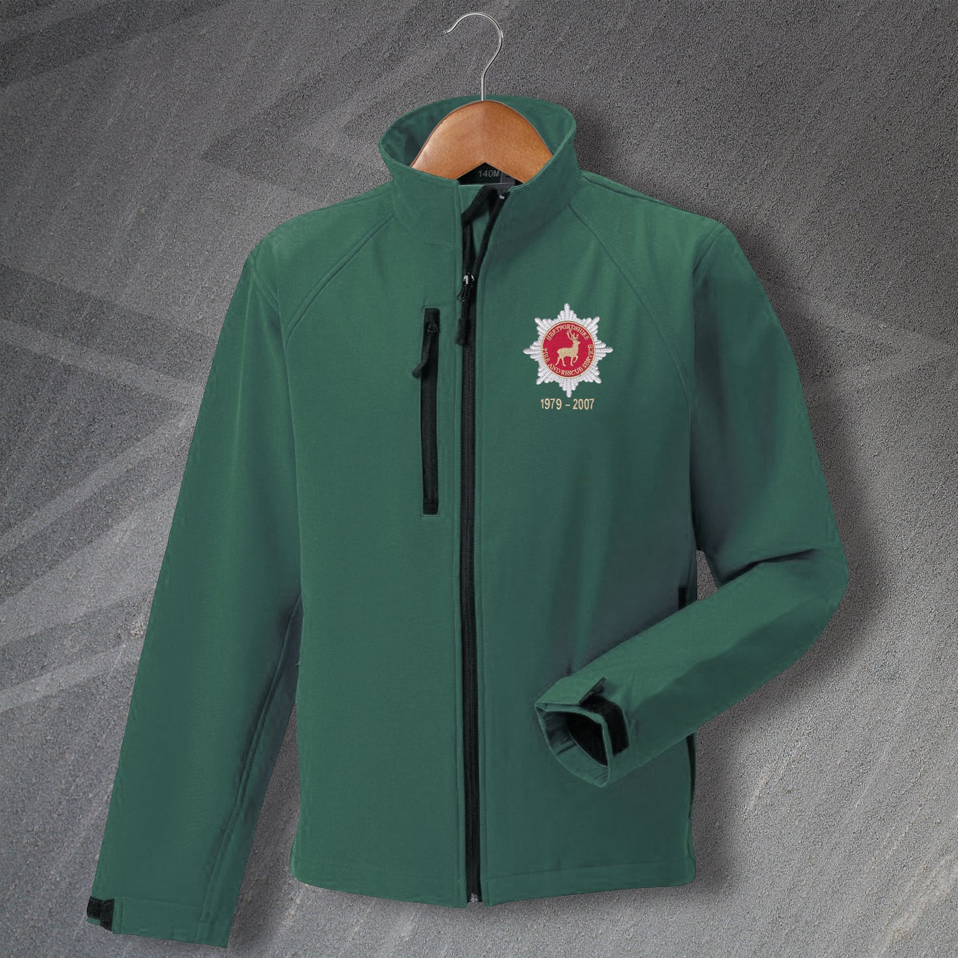 Hertfordshire Fire and Rescue Service Personalised Softshell Jacket