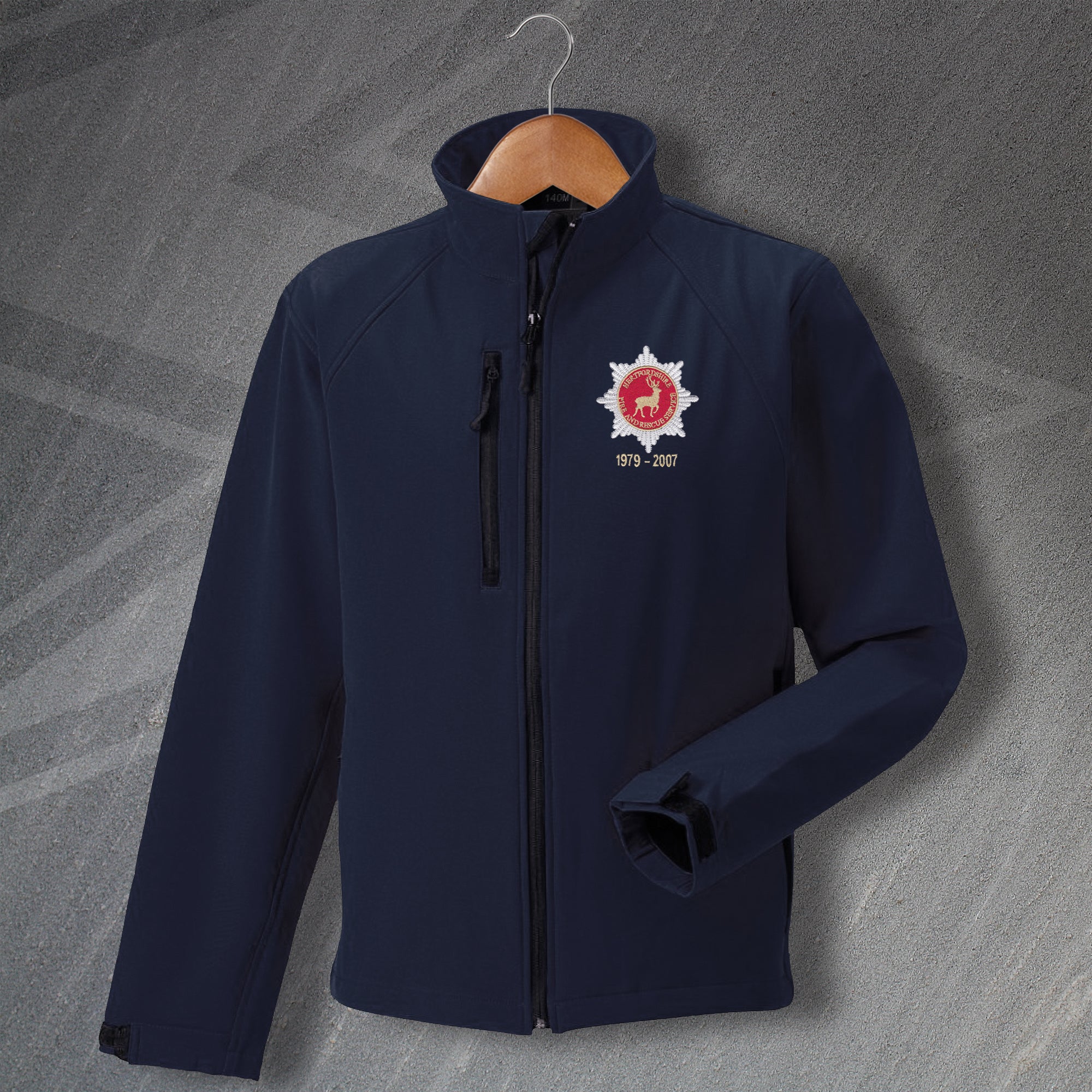 Hertfordshire Fire and Rescue Service Personalised Softshell Jacket ...