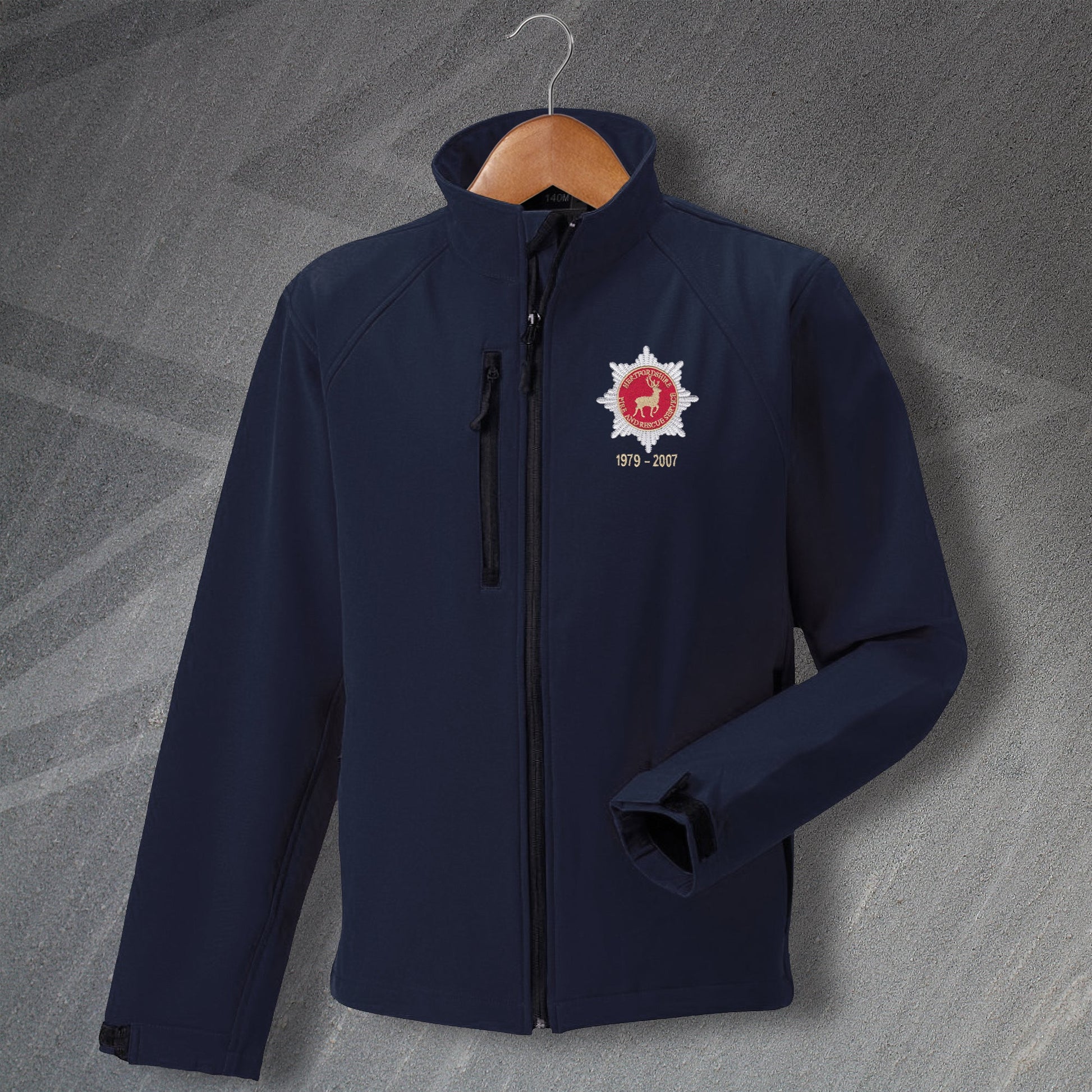 Hertfordshire Fire and Rescue Service Personalised Softshell Jacket