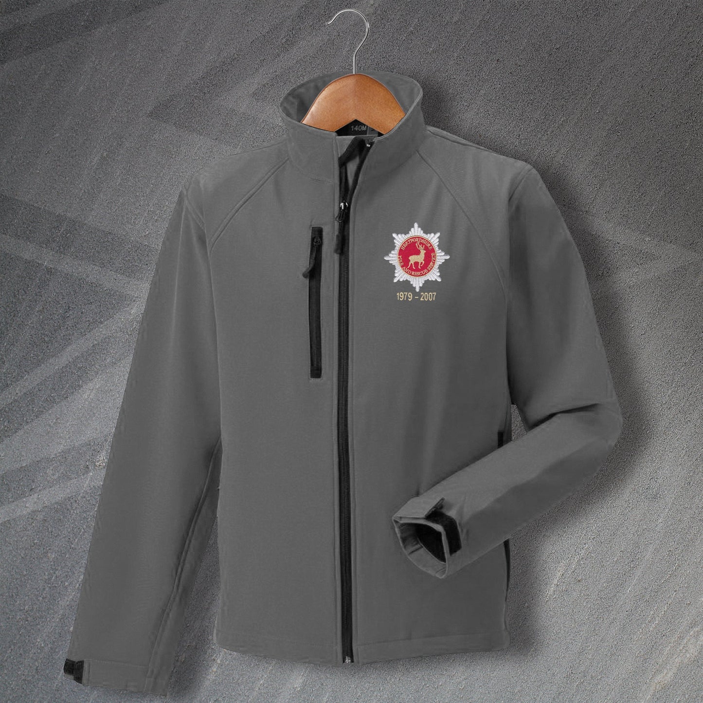 Hertfordshire Fire and Rescue Service Personalised Softshell Jacket