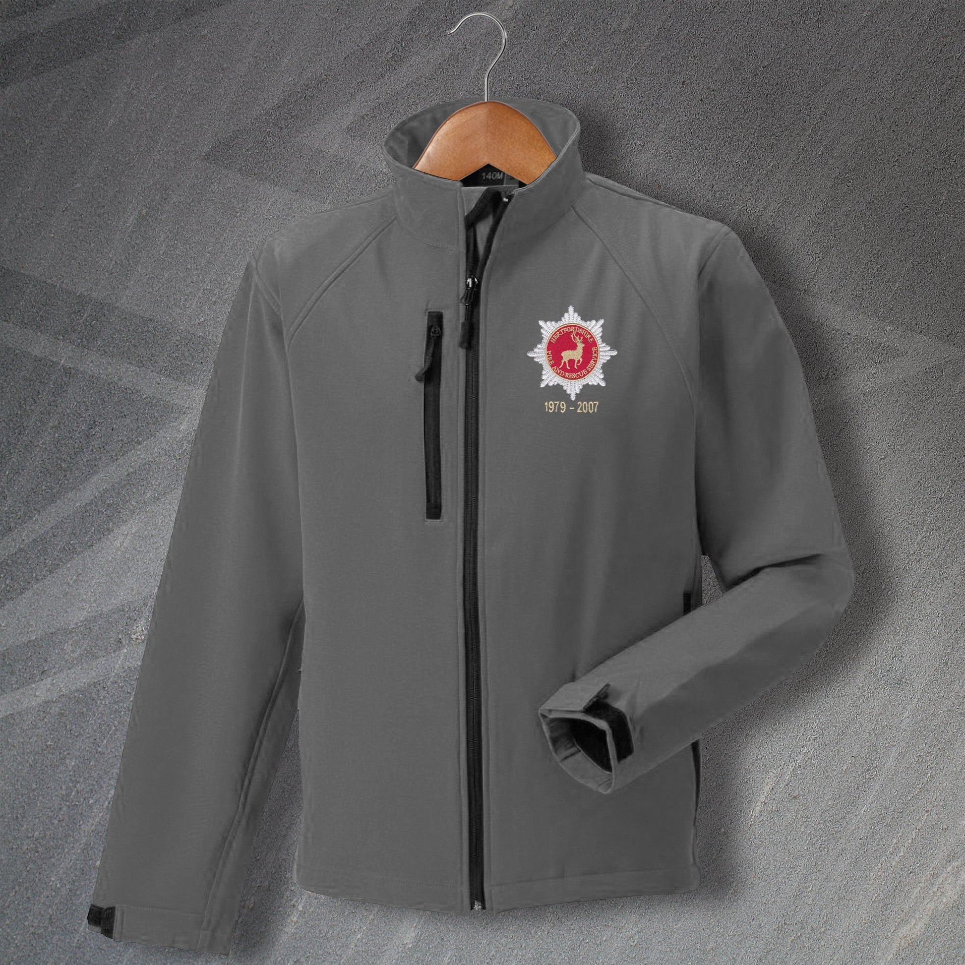 Hertfordshire Fire and Rescue Service Personalised Softshell Jacket
