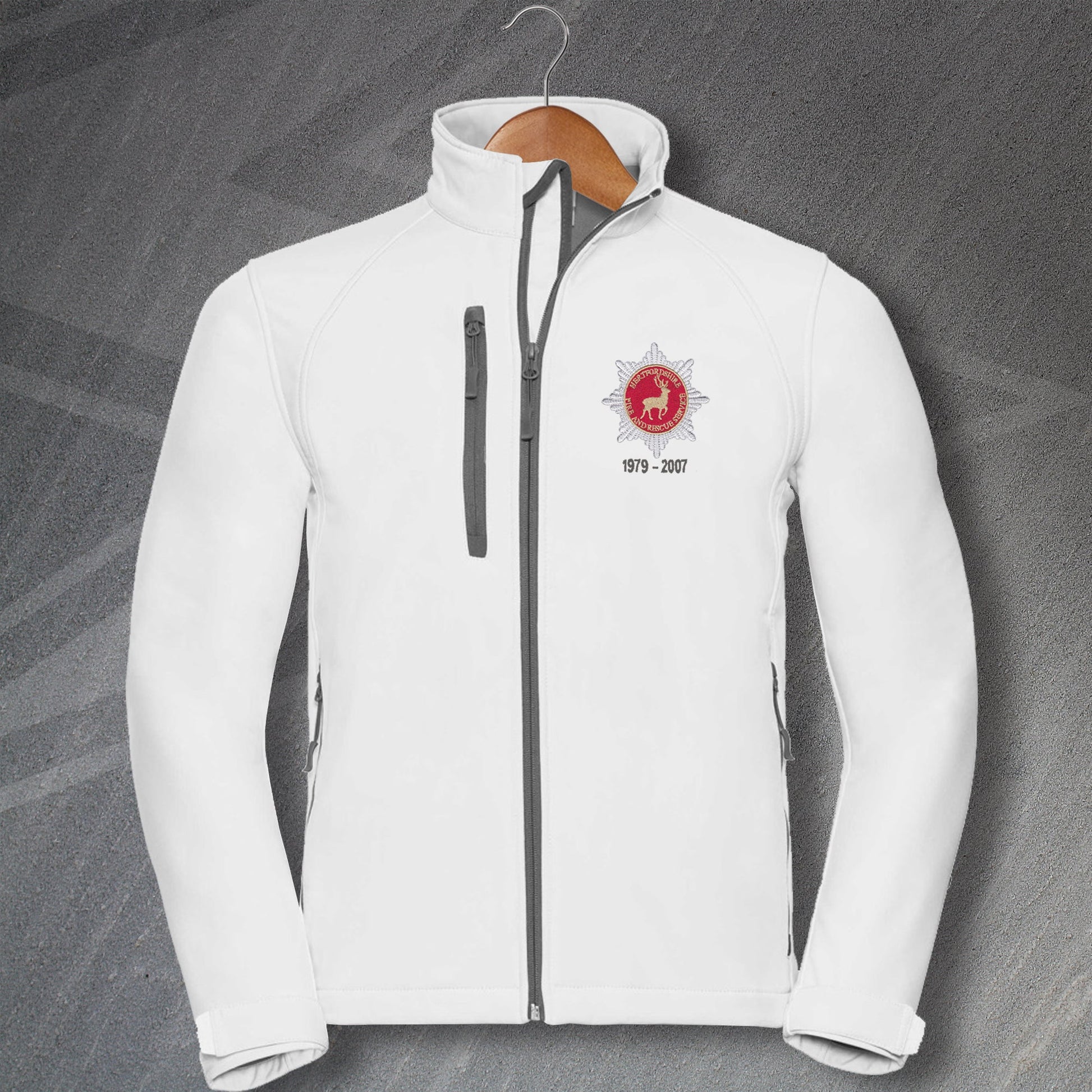 Hertfordshire Fire and Rescue Service Personalised Softshell Jacket