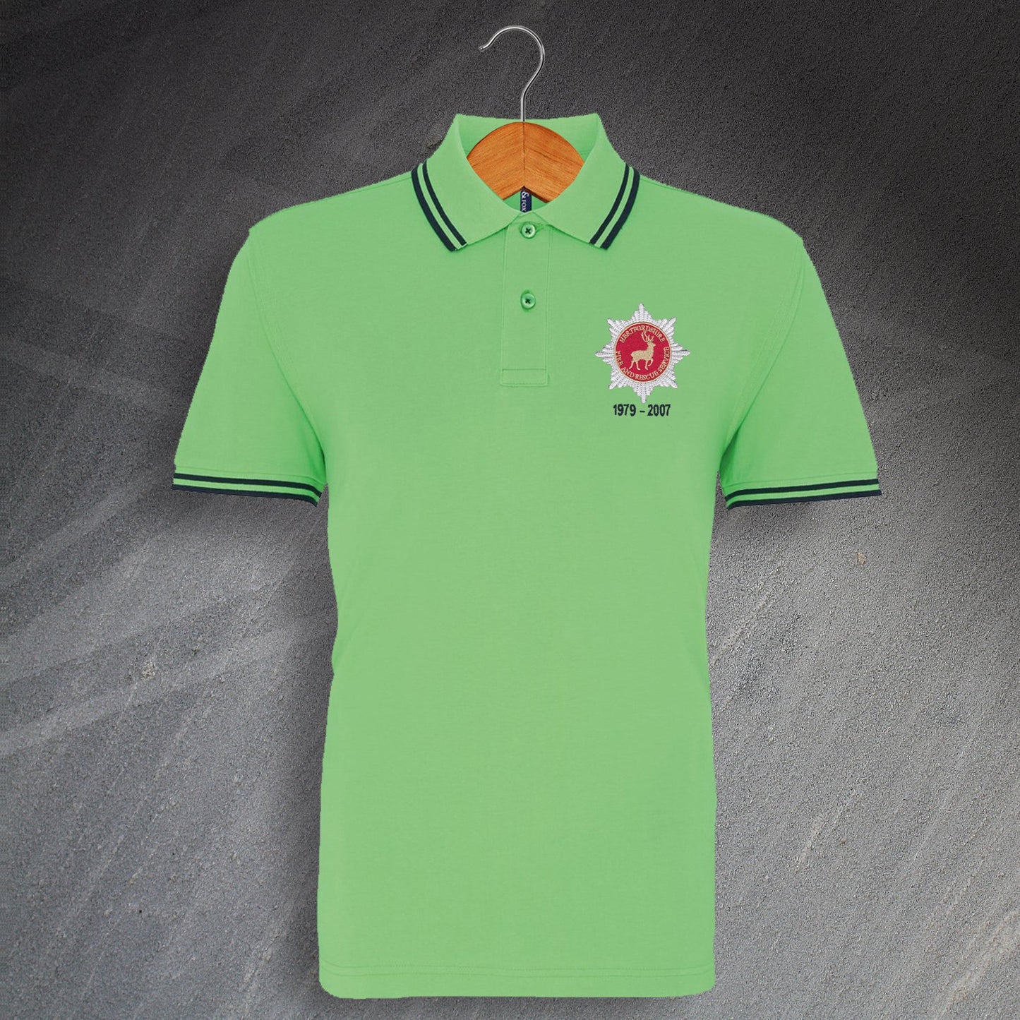 Personalised Hertfordshire Fire and Rescue Service Polo Shirt