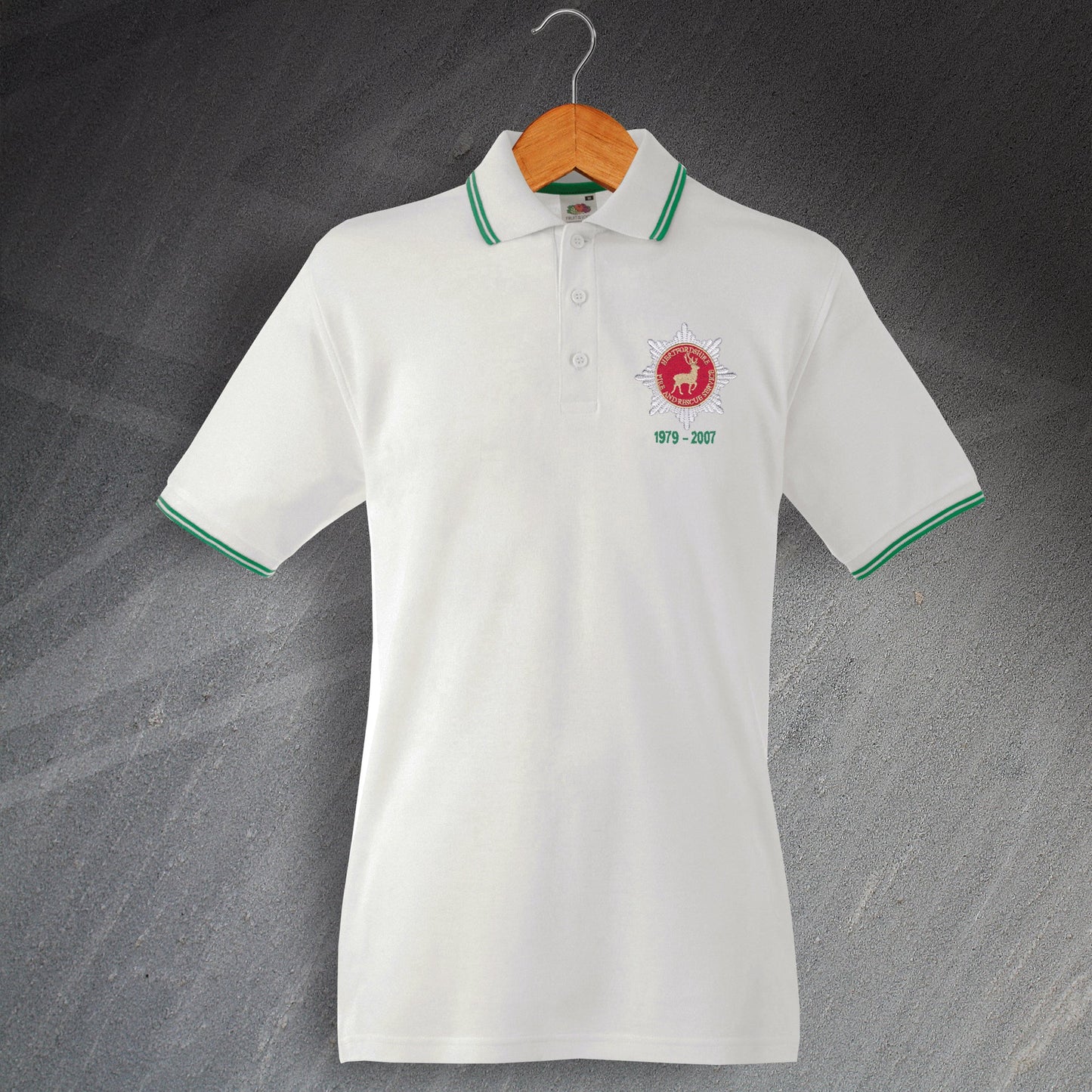 Personalised Hertfordshire Fire and Rescue Service Polo Shirt
