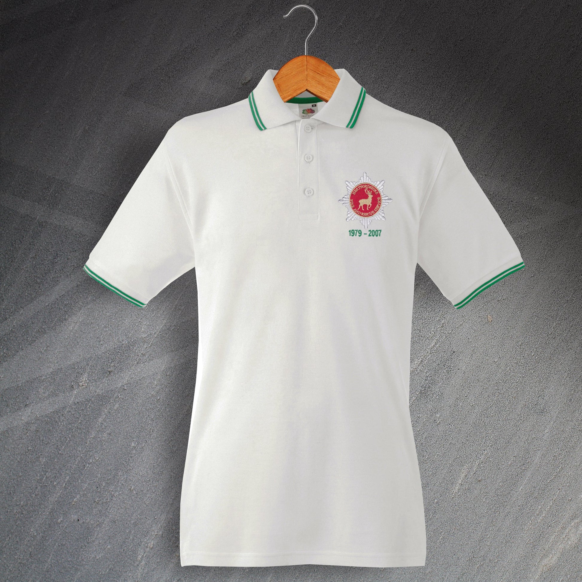 Personalised Hertfordshire Fire and Rescue Service Polo Shirt