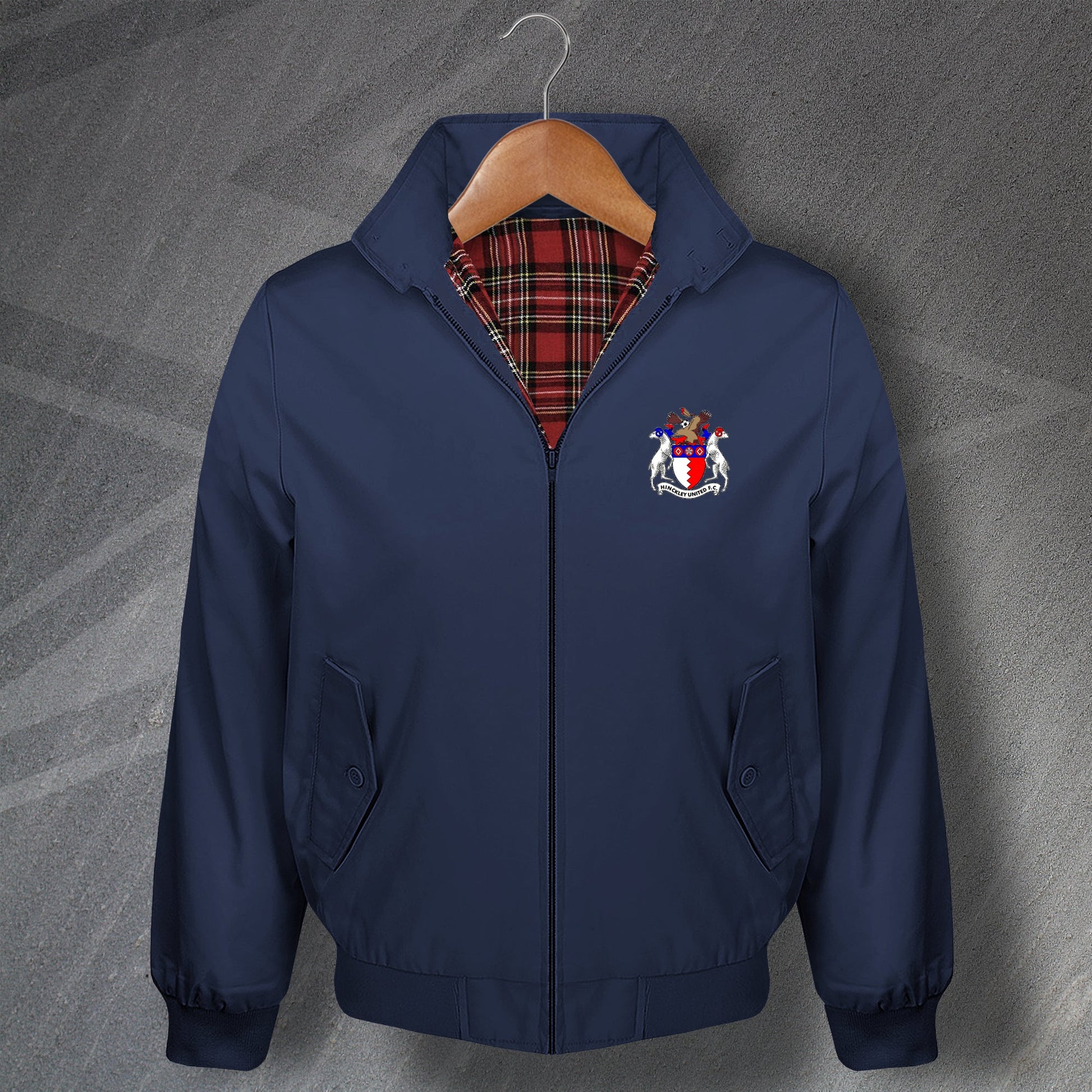 Hinckley United Football Harrington Jacket