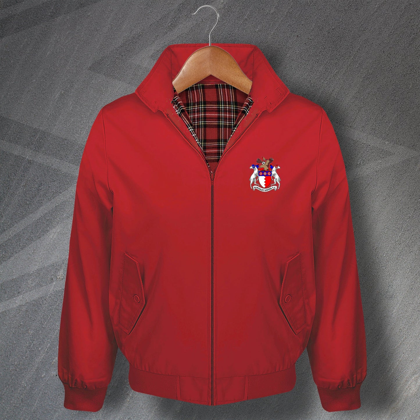 Hinckley United Football Harrington Jacket