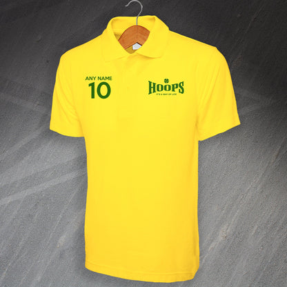 Hoops It's a Way of Life Polo Shirt with any Number & Name